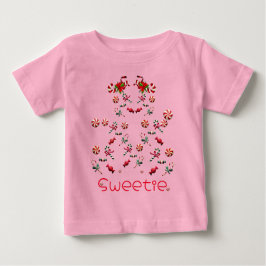 ピンク色かわいい幼児ファッショナブル ベビーTシャツ
