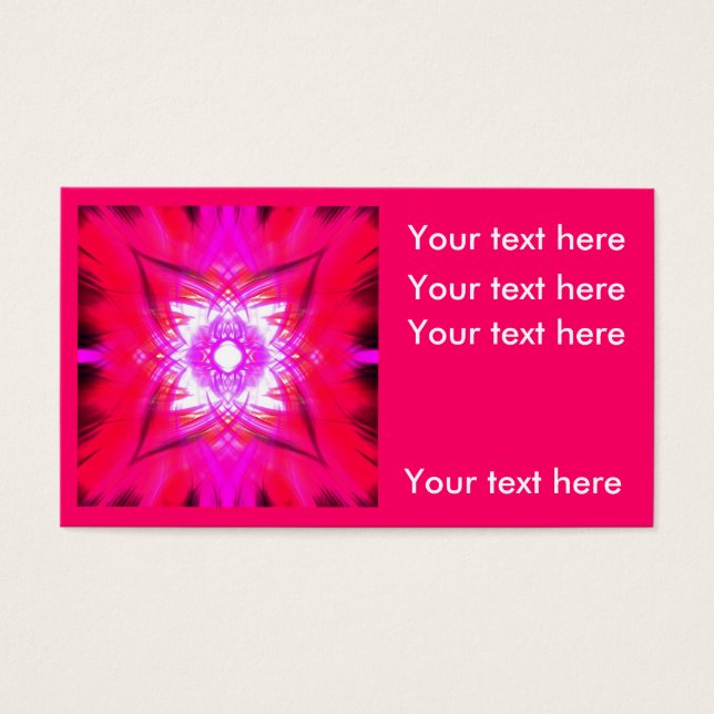 ピンク色で (正面)