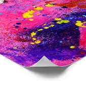 ピンク色で ポスター (角)