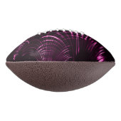 ピンク色と濃い背景の尖った曲線 アメリカンフットボール (回転90)