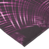 ピンク色と濃い背景の尖った曲線 テーブルクロス (アングル)