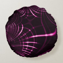 ピンク色と濃い背景の尖った曲線