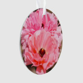 ピンク色にポッピング オーナメント (正面)