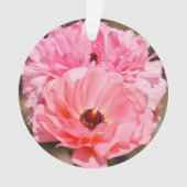 ピンク色にポッピング オーナメント (正面)