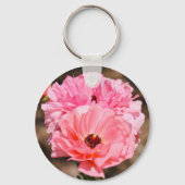 ピンク色にポッピング キーホルダー (裏面)