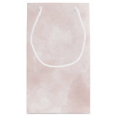 ピンク色に咲く記念コスモス スモールペーパーバッグ (裏面)