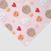 ピンク色のかわいいボホ柄 薄葉紙 (詳細)