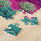 ピンク色のアルバ ジグソーパズル (側面)