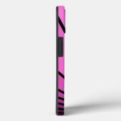 ピンク色のアールデコの太陽 Case-Mate iPhoneケース (裏面 / 右)