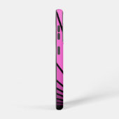 ピンク色のアールデコの太陽 SAMSUNG GALAXYケース (右側面)