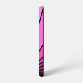 ピンク色のアールデコの太陽 SAMSUNG GALAXYケース (左側面)