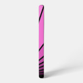 ピンク色のアールデコの太陽 SAMSUNG GALAXYケース (左側面)