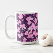 ピンク色のア絵を描クリルフラワー花びら