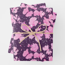 ピンク色のア絵を描クリルフラワー花びら