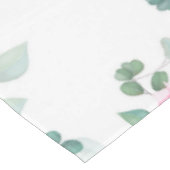 ピンク色のエレガントフローラ テーブルクロス (アングル)