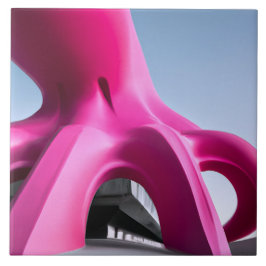 ピンク色のオクトアーキテクチャタイル タイル