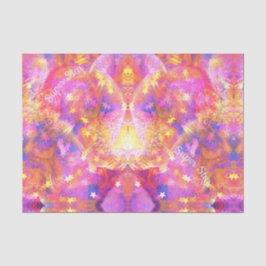 ピンク色のオレンジ色の赤の銀河系の宇宙星 薄葉紙