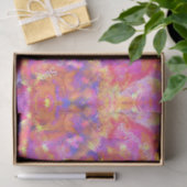 ピンク色のオレンジ色の赤の銀河系の宇宙星 薄葉紙 (ギフト)