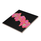 ピンク色のオーキッド絵画ズ タイル (側面)