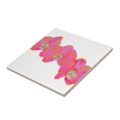 ピンク色のオーキッド絵画ズ タイル (側面)