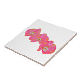 ピンク色のオーキッド絵画ズ タイル (側面)