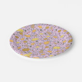 ピンク色のキャピバラ ペーパープレート (アングル)