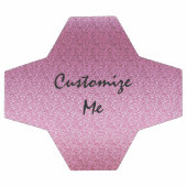 ピンク色のキラキラのグラデーション サッカーボール (フラット)