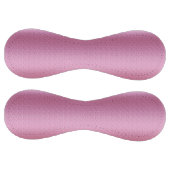 ピンク色のキラキラのグラデーション ソフトボール (パネル)