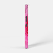 ピンク色のクローズアップパーソナライズされた花 SAMSUNG GALAXYケース (右側面)