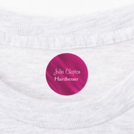 ピンク色のグラデーションの対角線 ラベル