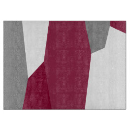 ピンク色のグレーと白 カッティングボード