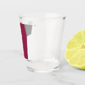 ピンク色のグレーと白 ショットグラス (右)