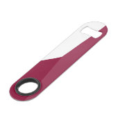 ピンク色のグレーと白 スピード栓抜き (裏面アングル)