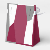 ピンク色のグレーと白 フェイバーボックス (裏面サイド)