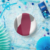 ピンク色のグレーと白 ペーパーボウル (パーティー)