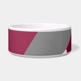 ピンク色のグレーと白 ボウル