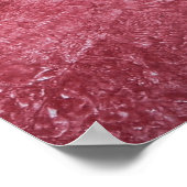 ピンク色のコンクリートテクスチャの背景 ポスター (角)