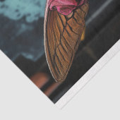 ピンク色のゴシック様式の像の切り離し 薄葉紙 (詳細)