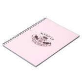 ピンク色のジューシーインスパイアなスパイラルノート ノートブック (左側)