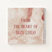 ピンク色のスケかわいらしッチ ノートブック (裏面)