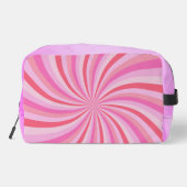 ピンク色のスターバスト渦巻き ドップキット (裏面)