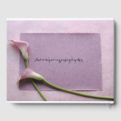 ピンク色のタラ ゲストブック (裏面)