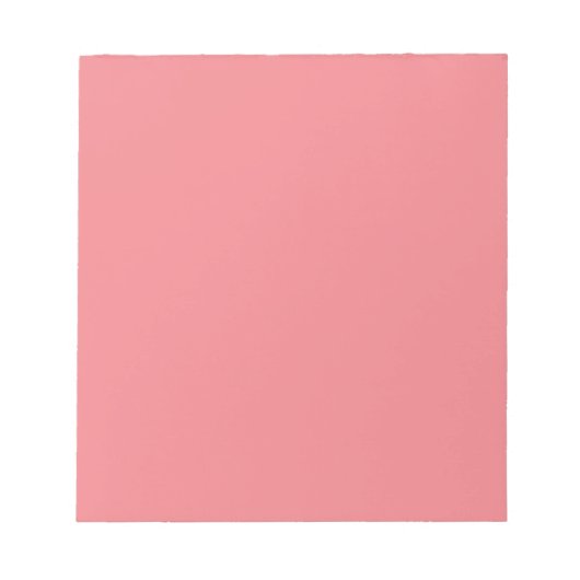 ピンク色のタン、バラ、赤いピンク、 ノートパッド (正面)