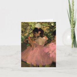 ピンク色のダンサー カード