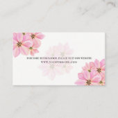 ピンク色のチューリップ結婚のエンクロージャカード エンクロージャーカード (正面)