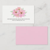 ピンク色のチューリップ結婚のエンクロージャカード エンクロージャーカード (正面/裏面)