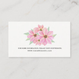 ピンク色のチューリップ結婚のエンクロージャカード エンクロージャーカード