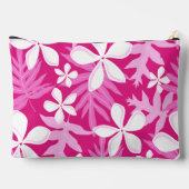 ピンク色のティアパターン アクセサリーポーチ (裏面)