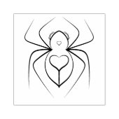 ピンク色のトビックスパイダー ラバースタンプ (インプリント)