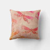 ピンク色のトンボ クッション (裏面)